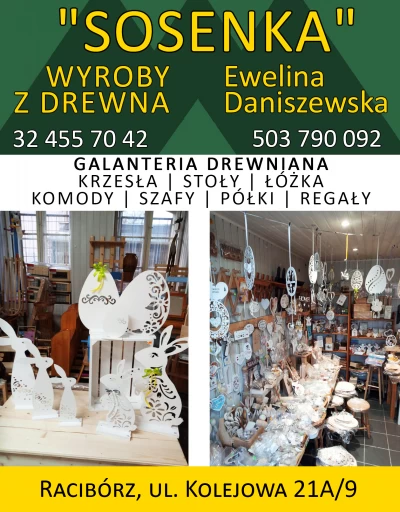 "SOSENKA" WYROBY Z DREWNA Ewelina Daniszewska